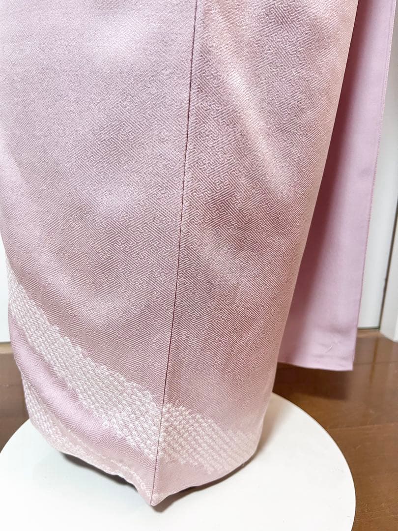 美品　未使用　しつけ糸付き　正絹訪問着　フルセット4点　卒業式　入学式　お宮参り