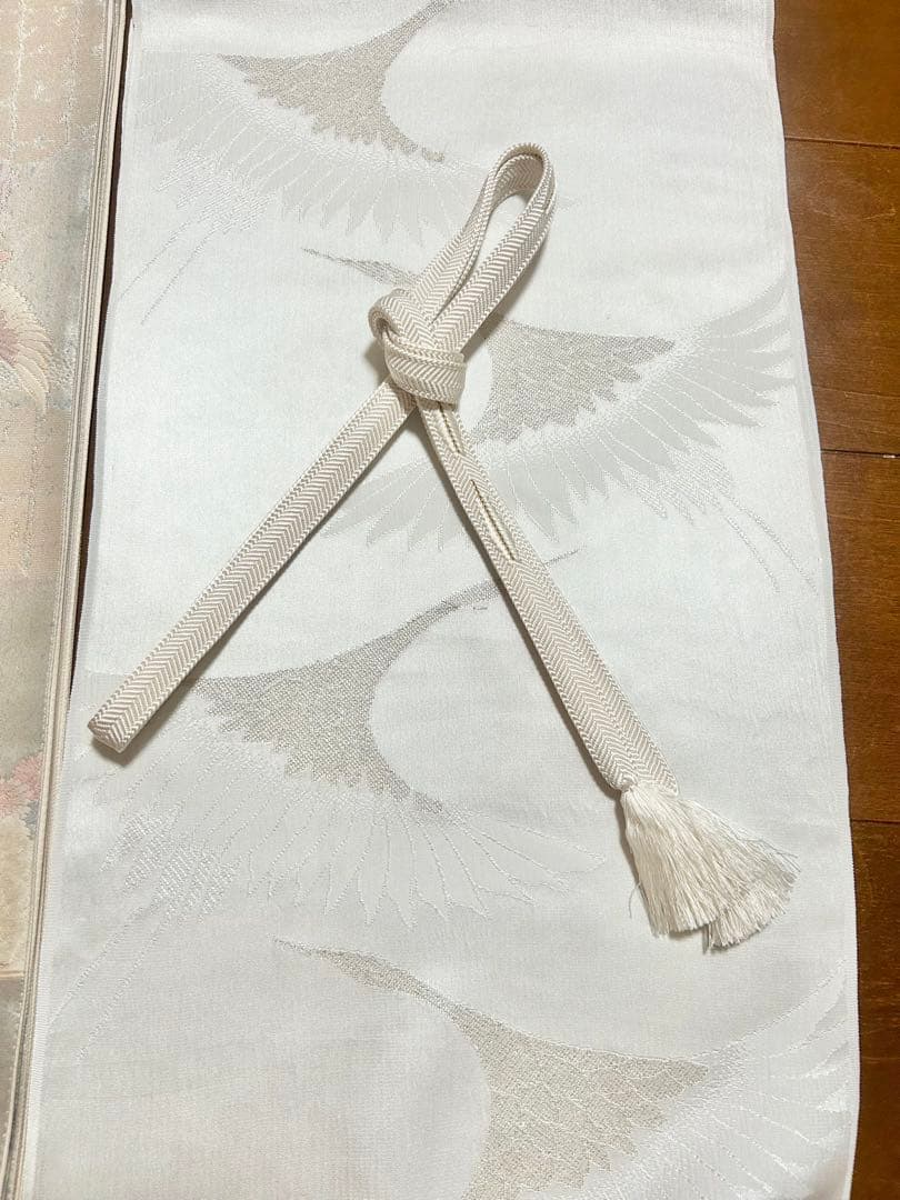 美品　未使用　しつけ糸付き　正絹訪問着　フルセット4点　卒業式　入学式　お宮参り