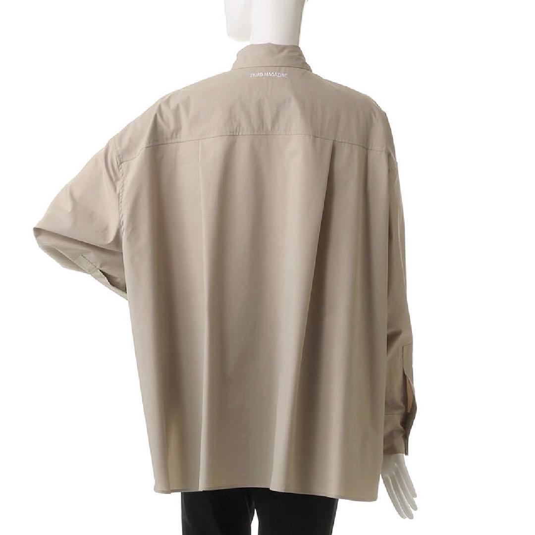 THIRD MAGAZINE サードマガジン　撥水オーバーサイズシャツ