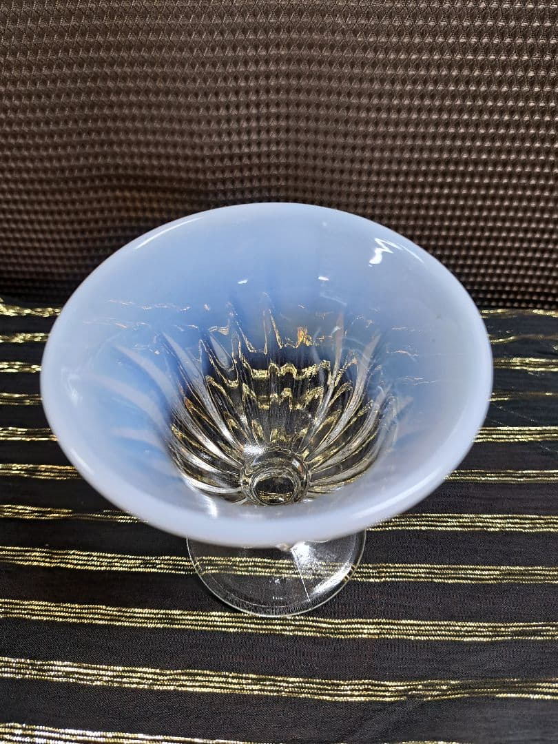 ♡昭和レトロ　氷コップ乳白色　２つセット♡