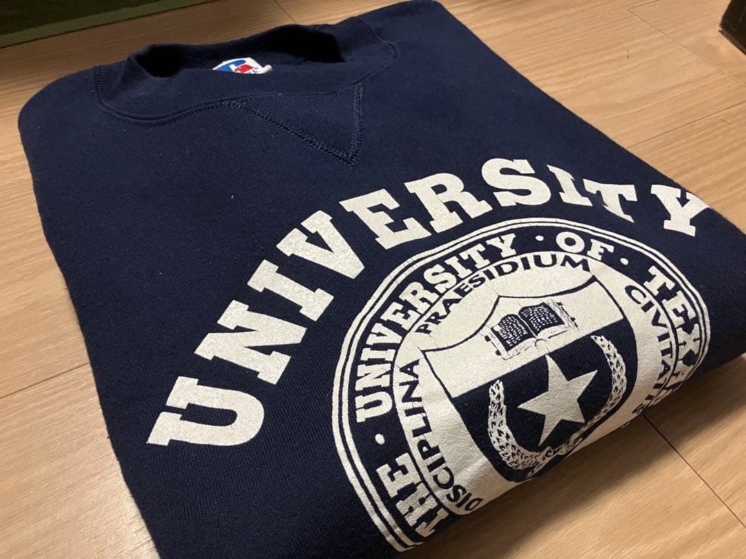 ラッセルアスレチック　スウェット　ビンテージ　アメリカ製　ネイビー XL