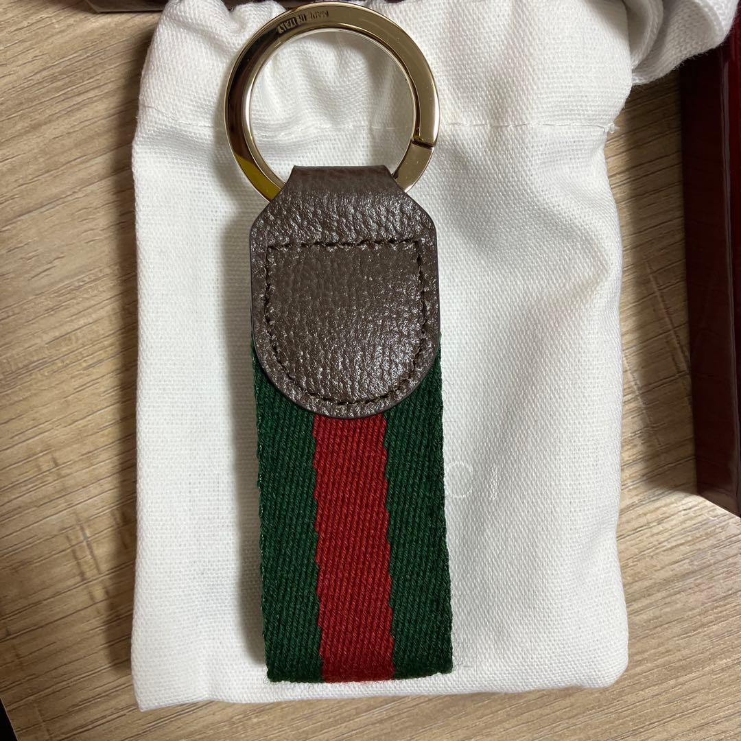 GUCCI オフィディア シェリーライン キーホルダー