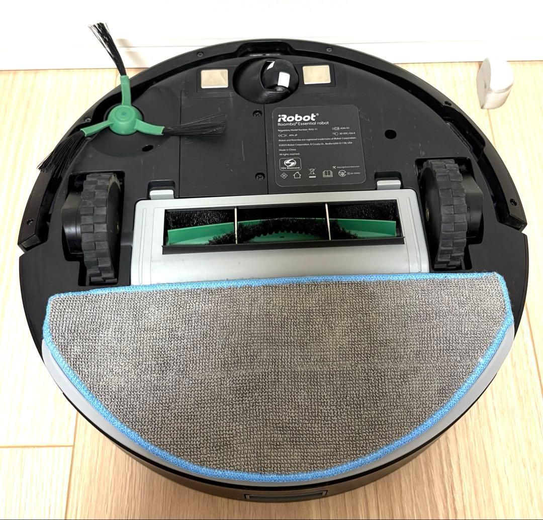 ルンバ コンボ Essential robot ブラック 水拭き可 交換部品付き