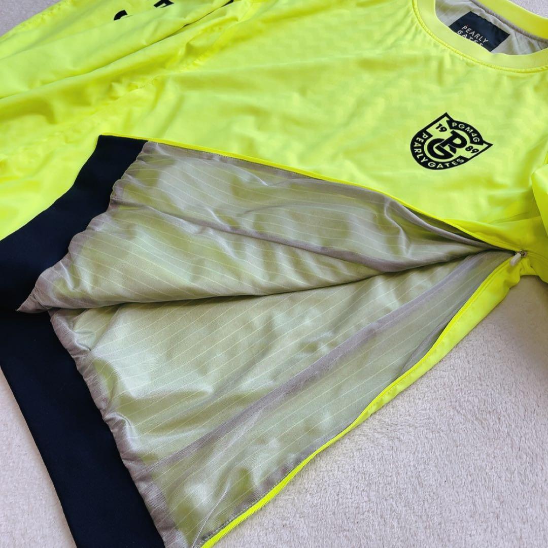 極美品　パーリーゲイツ　近年　サイズ７　３L　蛍光　ネオン　蓄熱裏地　スニード