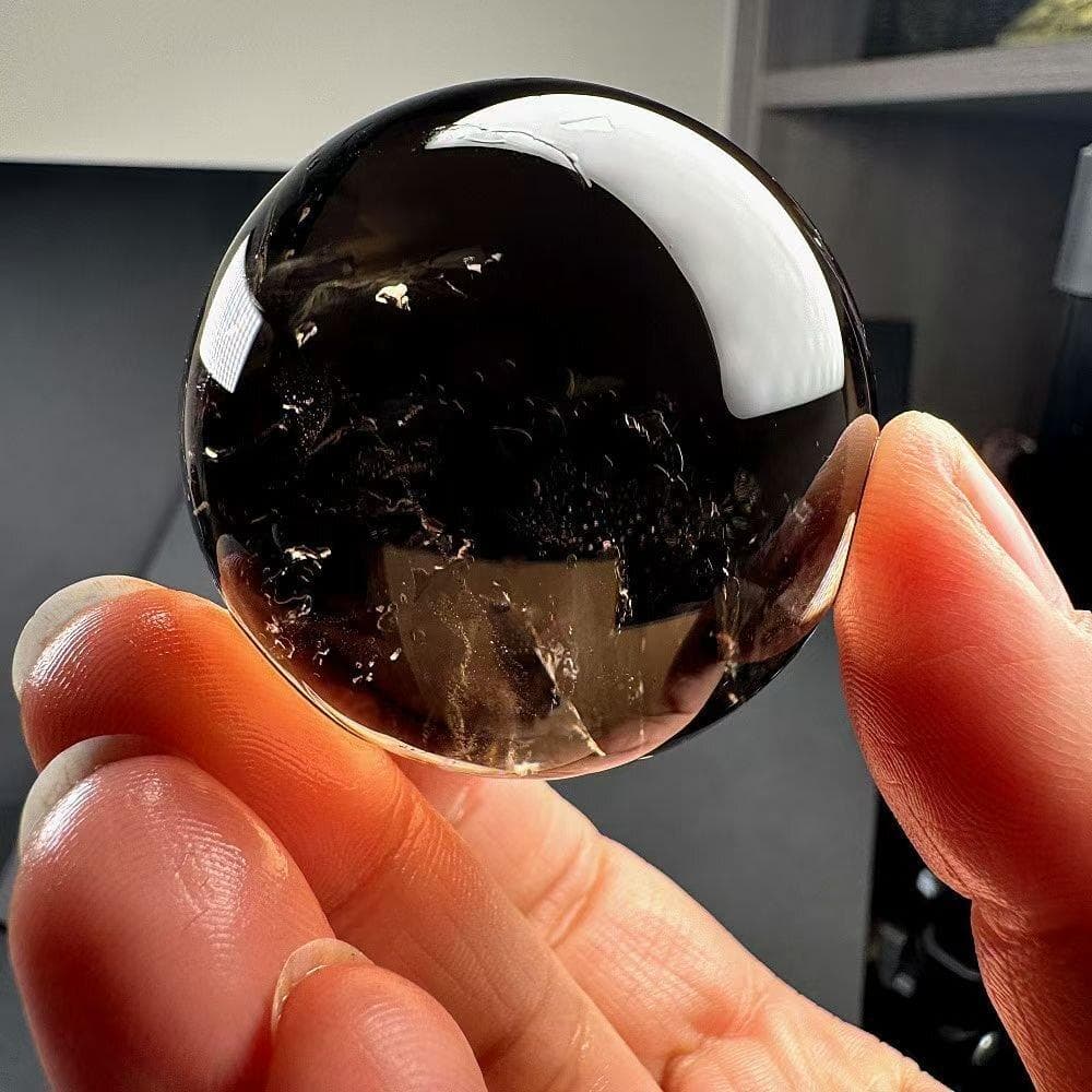 AAAAAAAA級スモーキークォーツ丸玉B1113/YS/111073/239B