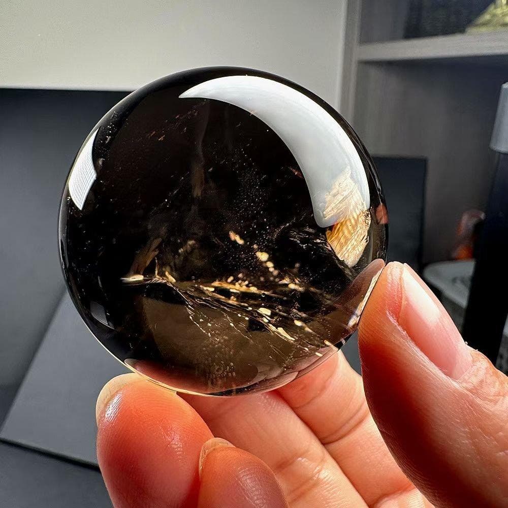 AAAAAAAA級スモーキークォーツ丸玉B1113/YS/111073/239B