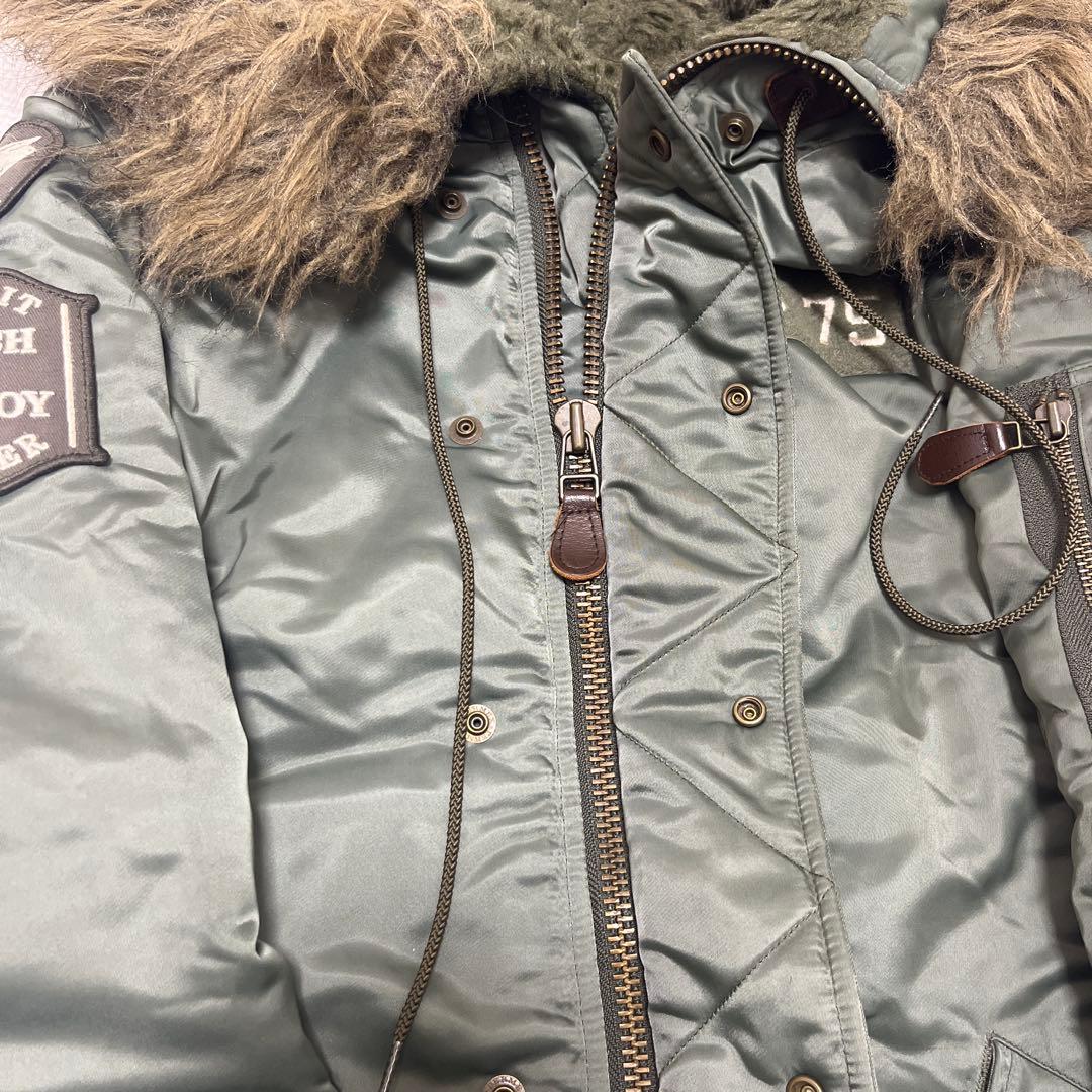 ヒステリックグラマープリマロフトモッズコートN-3B