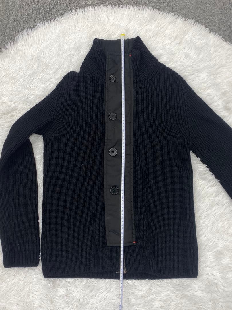 PRADA プラダ ニット ジャケット Mサイズ ブラック