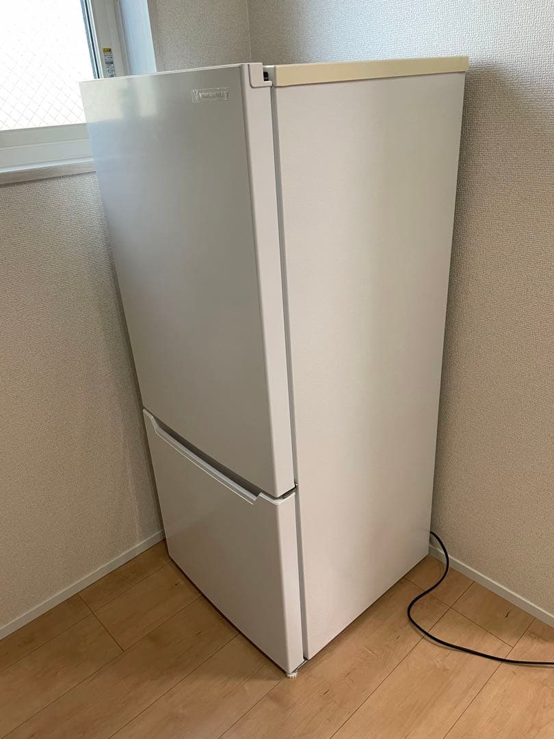 【ゆき】2ドア冷蔵庫 ホワイト【117L・右開き】