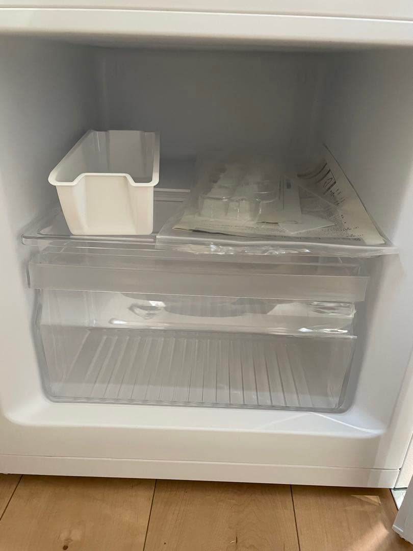 【ゆき】2ドア冷蔵庫 ホワイト【117L・右開き】