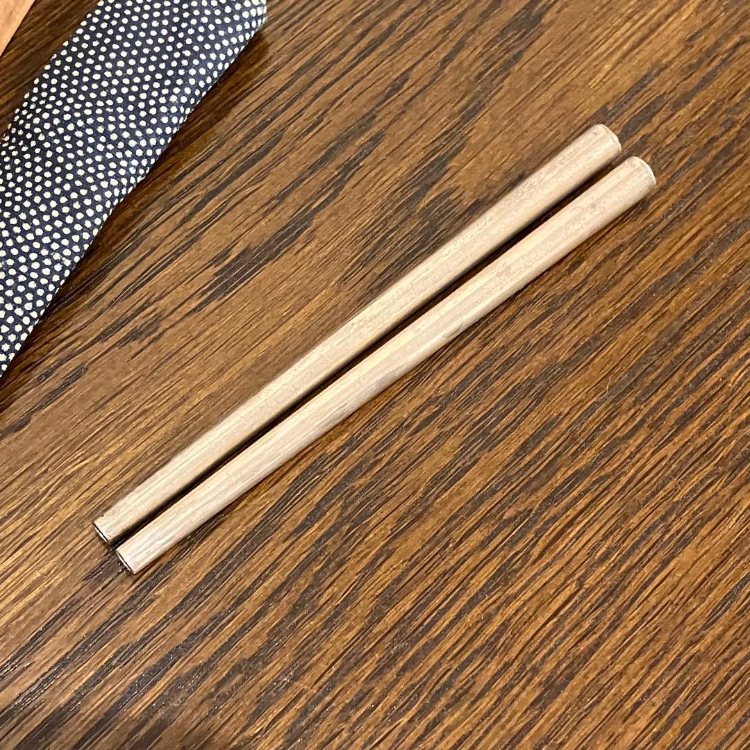 純銀　箸　ポータブル　年代物　いづみ屋