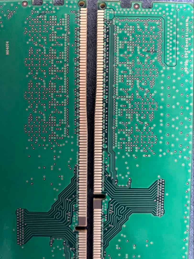 SAMSUNG DDR4-3200 8GBx2枚(計16GB)デスクトップ用