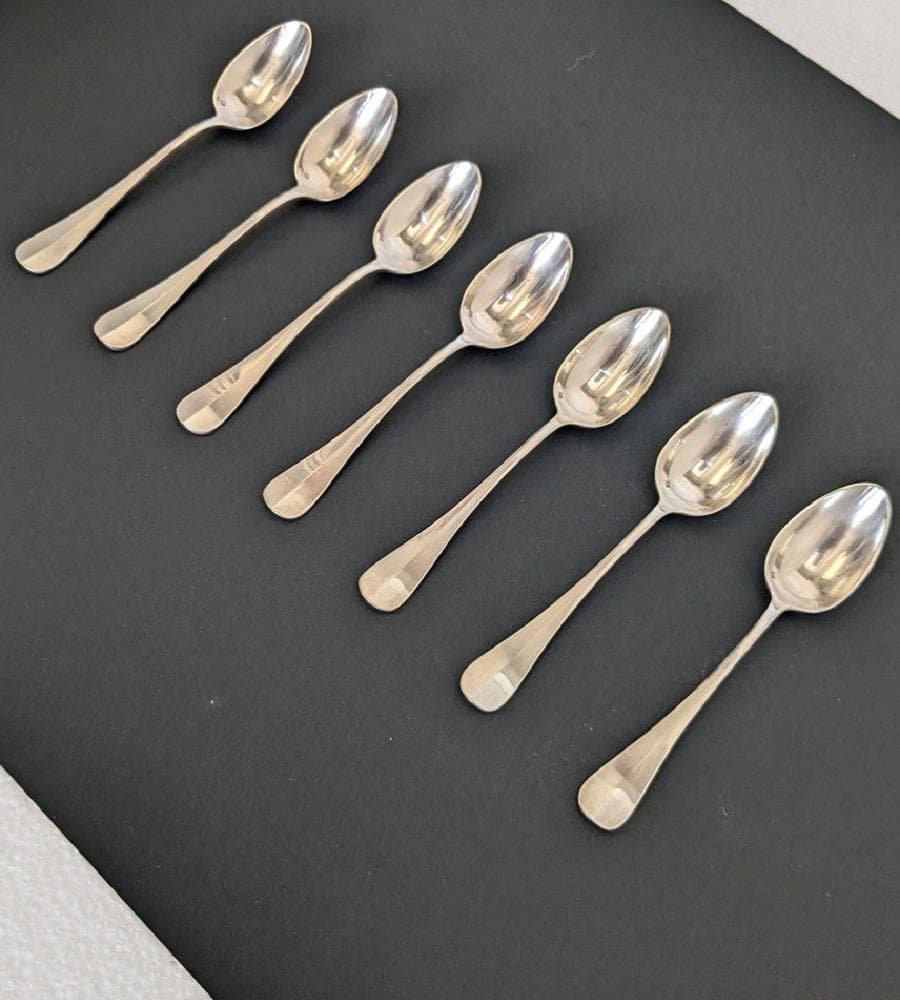 【値下げしました】フランス　SFAM社　シルバーティースプーン　7本セット