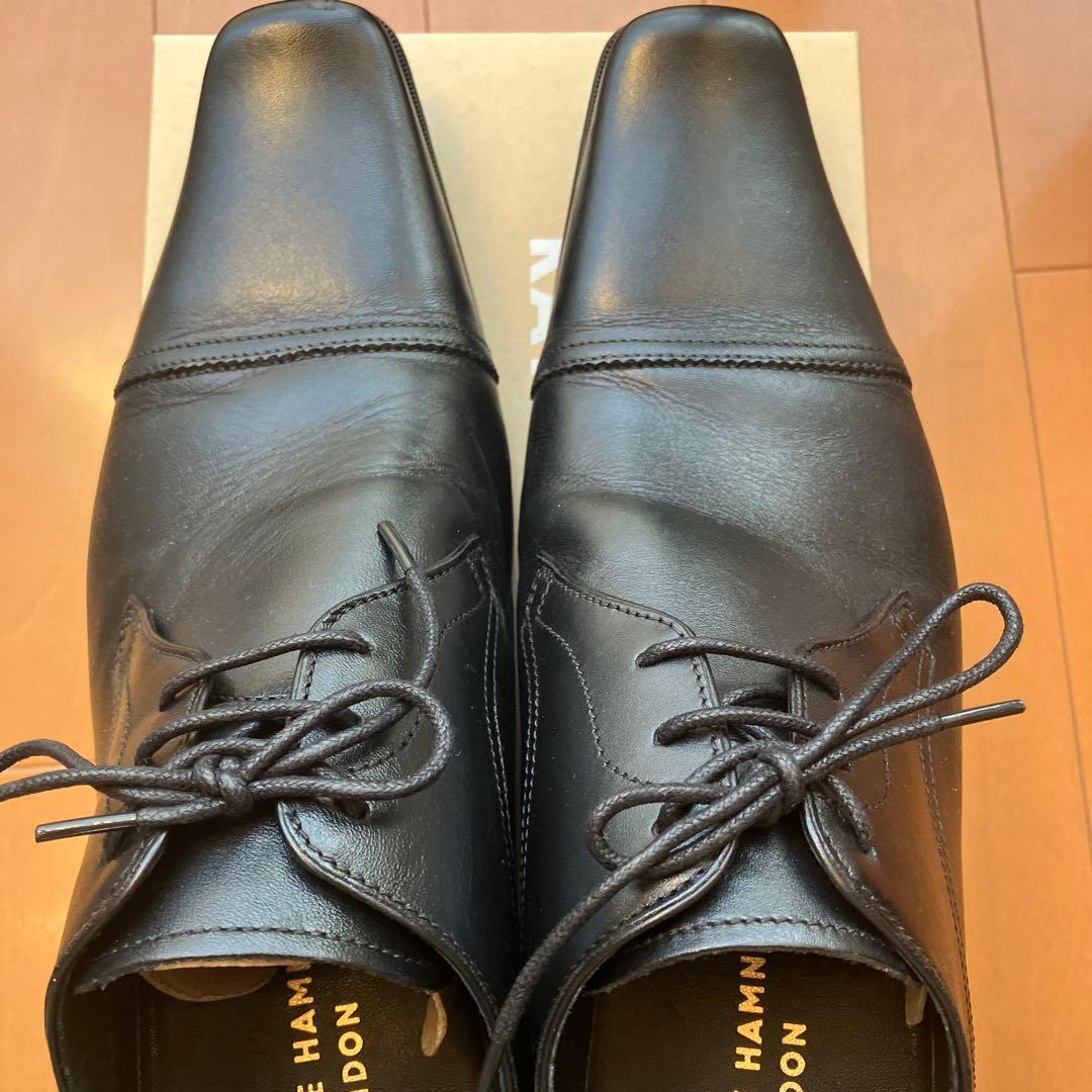 みやっちKATHARINE HAMNETT ブラックレザーシューズ