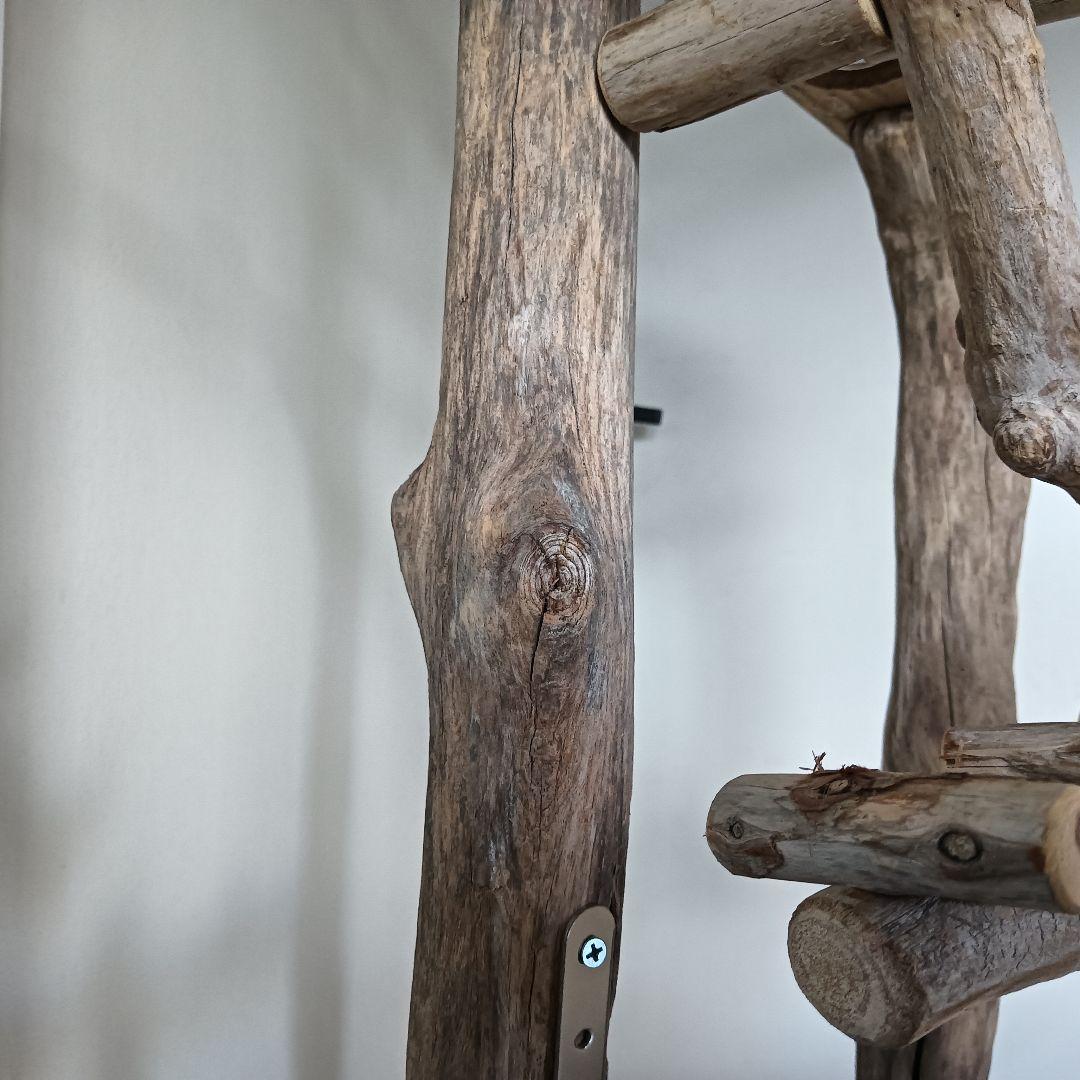 びぐ バードアスレチックジム大型 天然木 自然木 流木 インコ おもちゃ