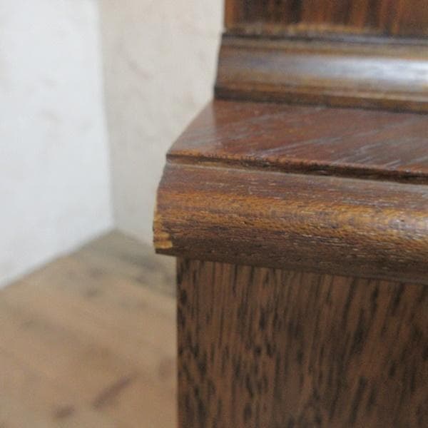 イギリス アンティーク 家具 コーナーキャビネット 飾り棚 英国 6958d