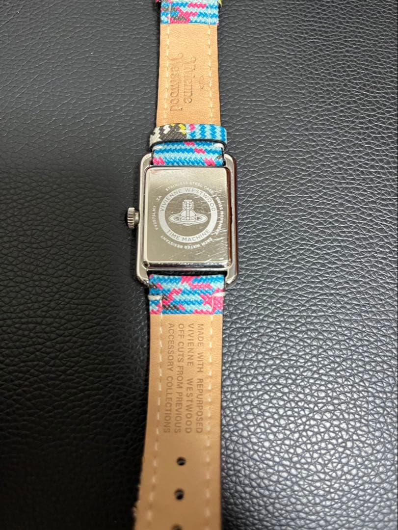 ヴィヴィアン ウエストウッド 腕時計 ブルーピンクチェック メンズ レディース