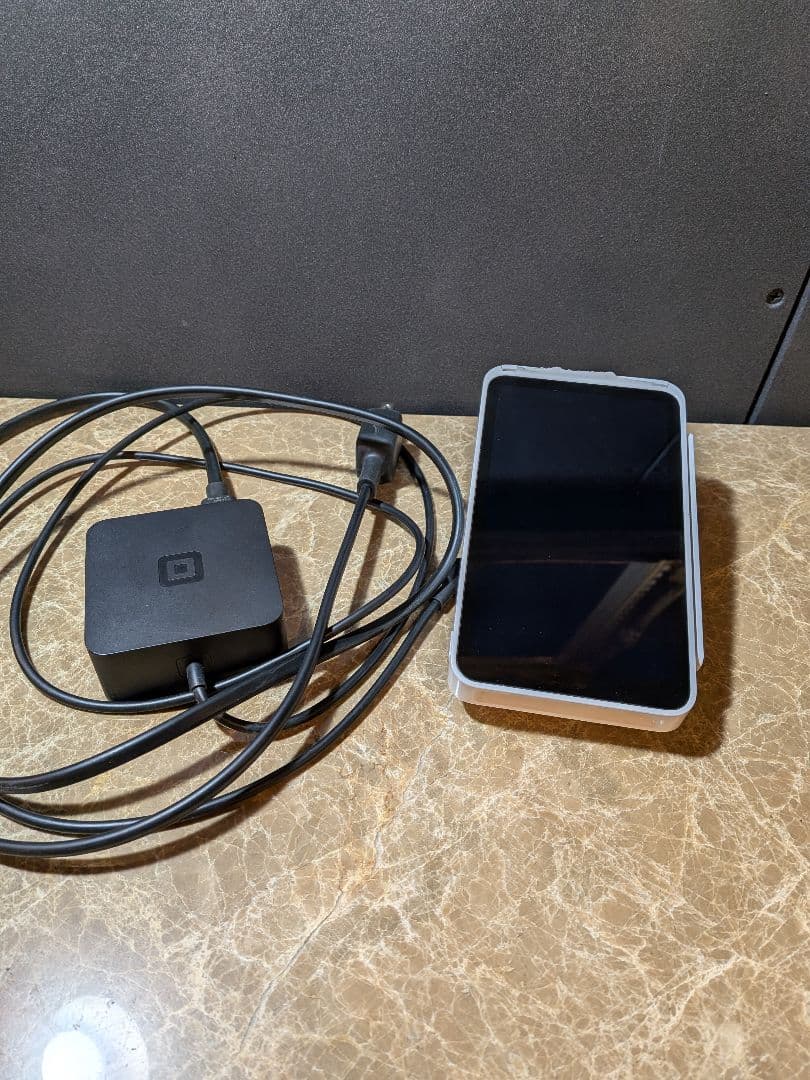 スクエアターミナル ホワイト 充電器付き 【レシート5個付】