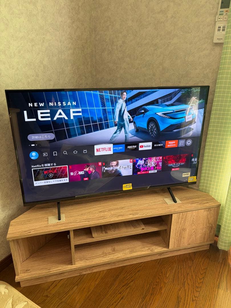 【2025年製】パナソニック 43v型 4K液晶テレビ TV-43W80A