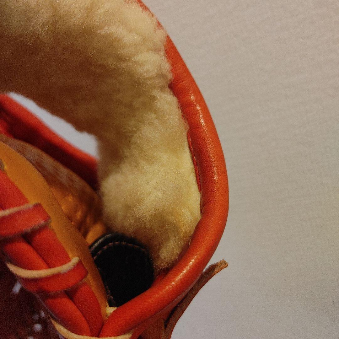 ミズノ　グローバルエリート　硬式 オールラウンド　右投げ　オレンジ