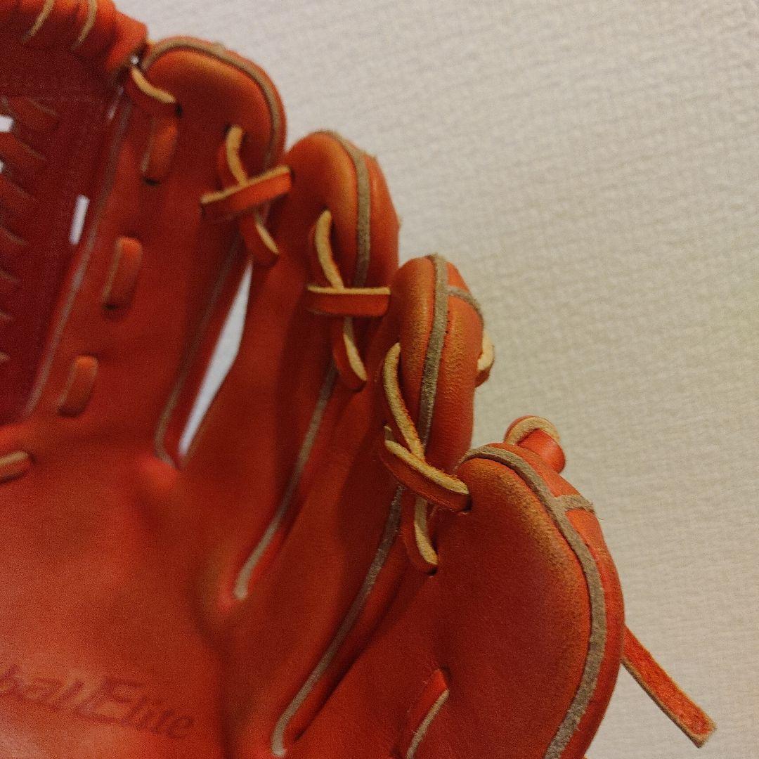 ミズノ　グローバルエリート　硬式 オールラウンド　右投げ　オレンジ