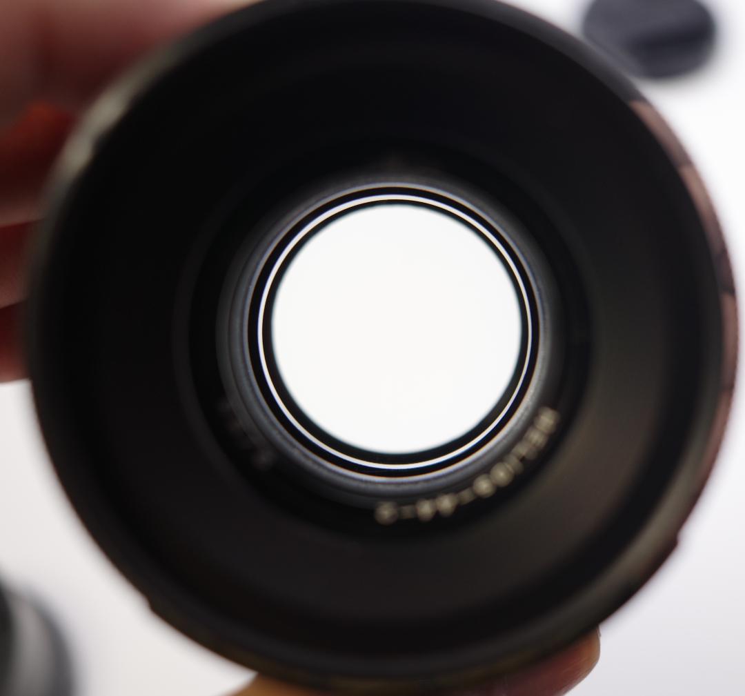 83 希少【スクエア絞り】　未使用　ぐるぐるボケ　 ヘリオス　44-2　M42