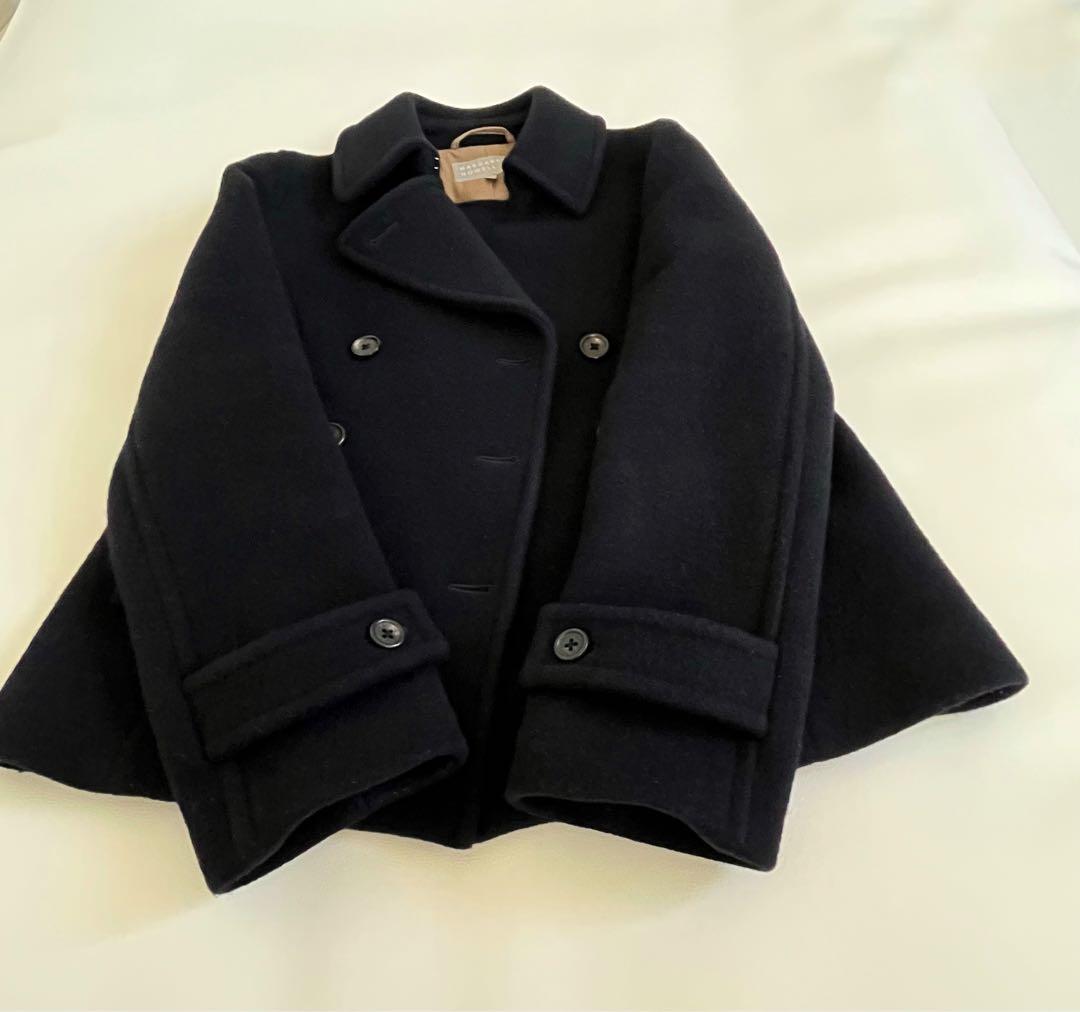 ＊マーガレットハウエル ウール カシミヤ ピーコート ショート ＊