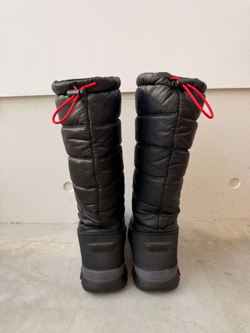 HUNTER ブラック スノーブーツ　25cm