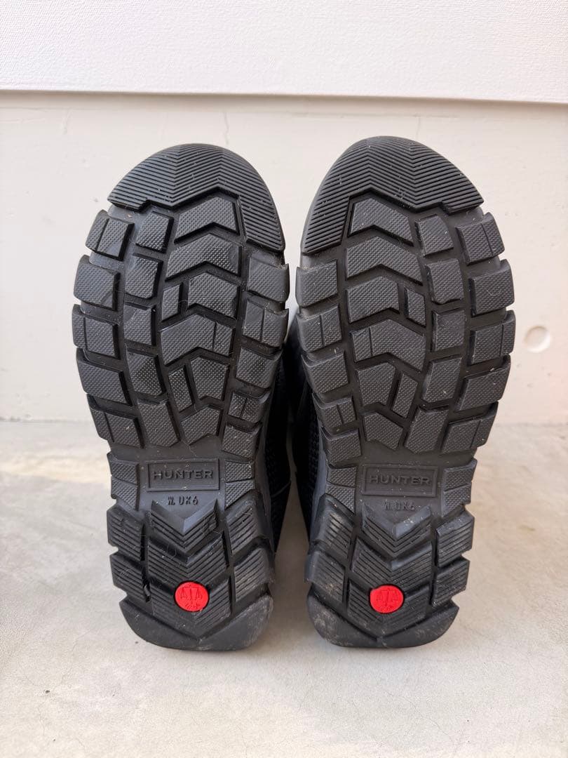 HUNTER ブラック スノーブーツ　25cm