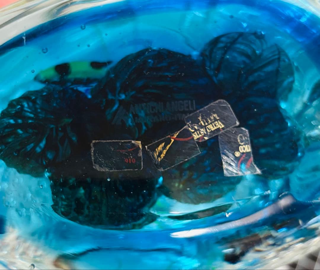 ベネチアングラス 置物 ムラ―ノガラス アクアリウム伝統工芸品 訳あり☆SALE