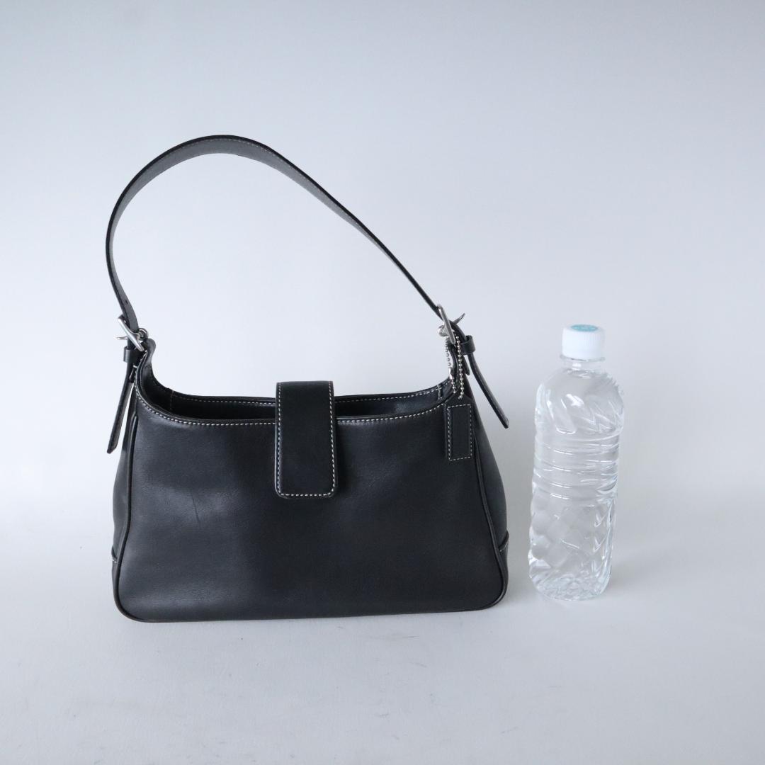 【極美品】COACH オールドコーチ ワンショルダーバッグ グラブタンレザー 黒
