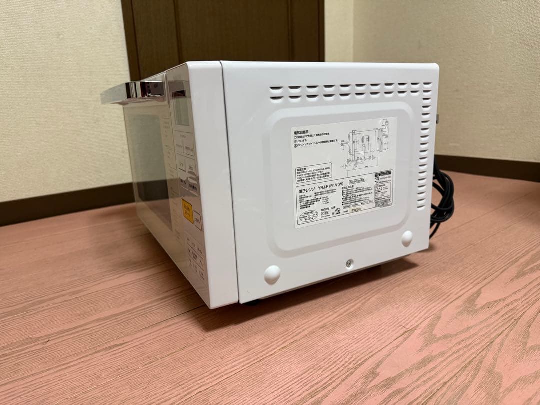 ヤマゼン YRJ-F181V 2021年製 オーブンレンジ 電子レンジ（板無し）