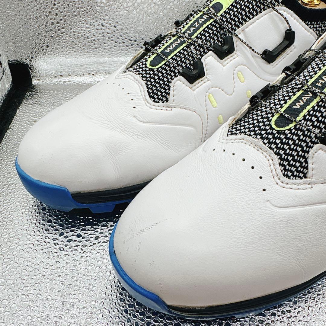 【25.5cm】 ミズノ ウエーブ ハザード プロ ボア ゴルフシューズ 防水