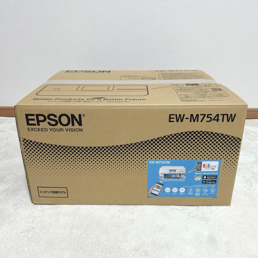 新品未使用 EPSON インクジェットプリンター 複合 A4 EW-M754TW