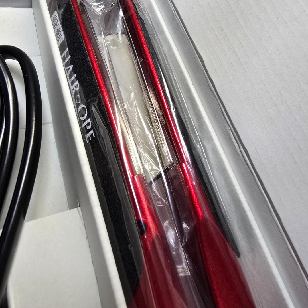 #サニープレイス 新品未使用11月購入　MGプラチナ輝髪アイロン（レッド）