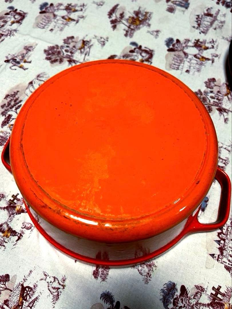 【廃盤カラー】staub ピコ・ココット ラウンド 26cm オレンジ