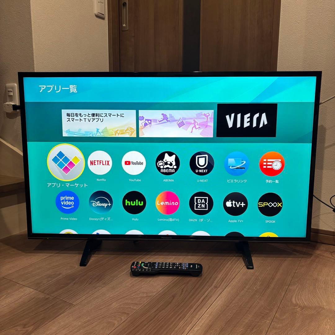 福岡発　パナソニック 43型 4K 液晶テレビ VIERA TH-43FX600