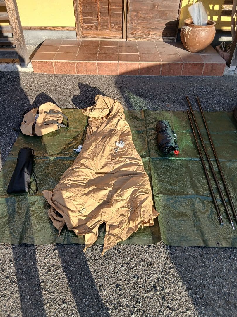 WAQ Alpha TC１人用二股ポールおまけでグランドシート付き