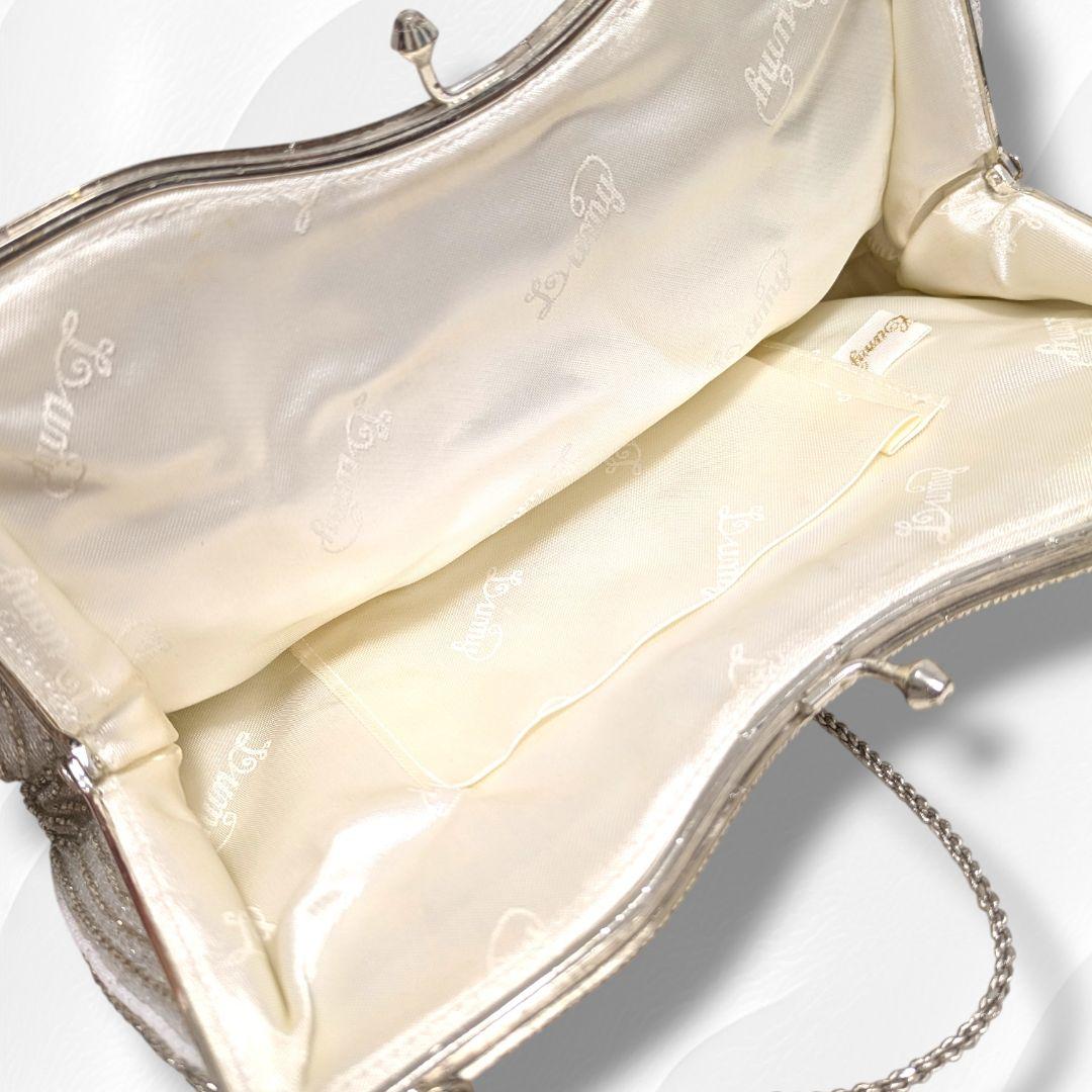 【美品】Lumy Hashimoto ルミー はしもと ビーズバッグハンドバッグ