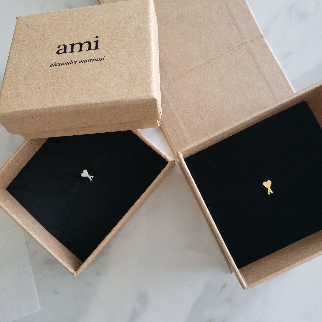 【新品未使用】AMI PARIS/ ピアス 片耳　SL２個