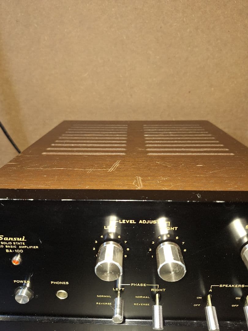 Sansui BA-100 パワーアンプ　最終価格　早い物勝ち