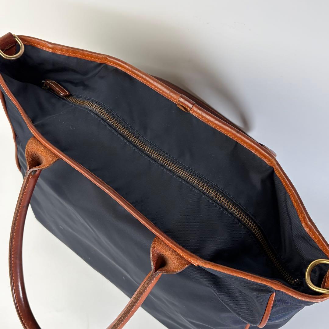 フェリージ ビジネスバッグ トートバックA4収納 ネイビー 20/24/1