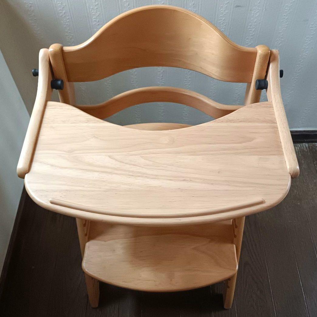 美品✦大和屋　すくすくチェアプラス　テーブル＆ガード付