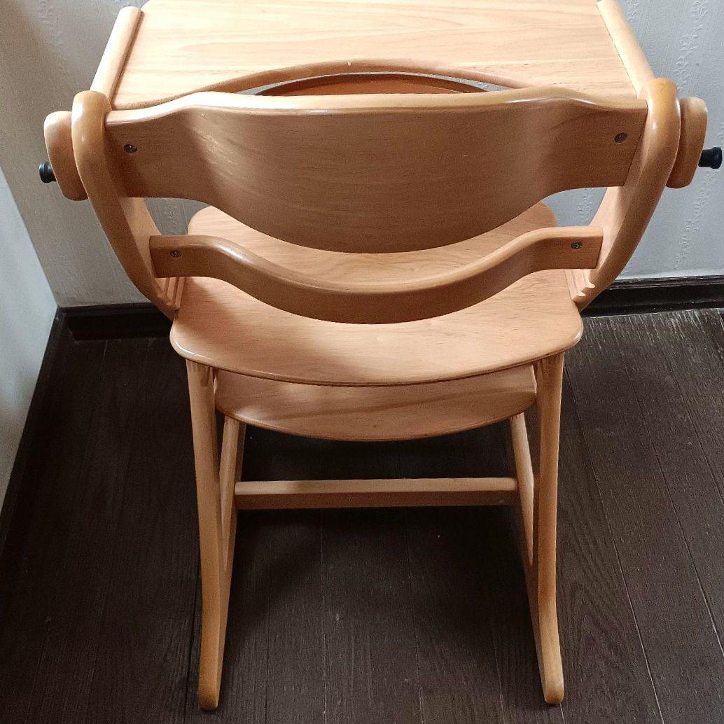 美品✦大和屋　すくすくチェアプラス　テーブル＆ガード付
