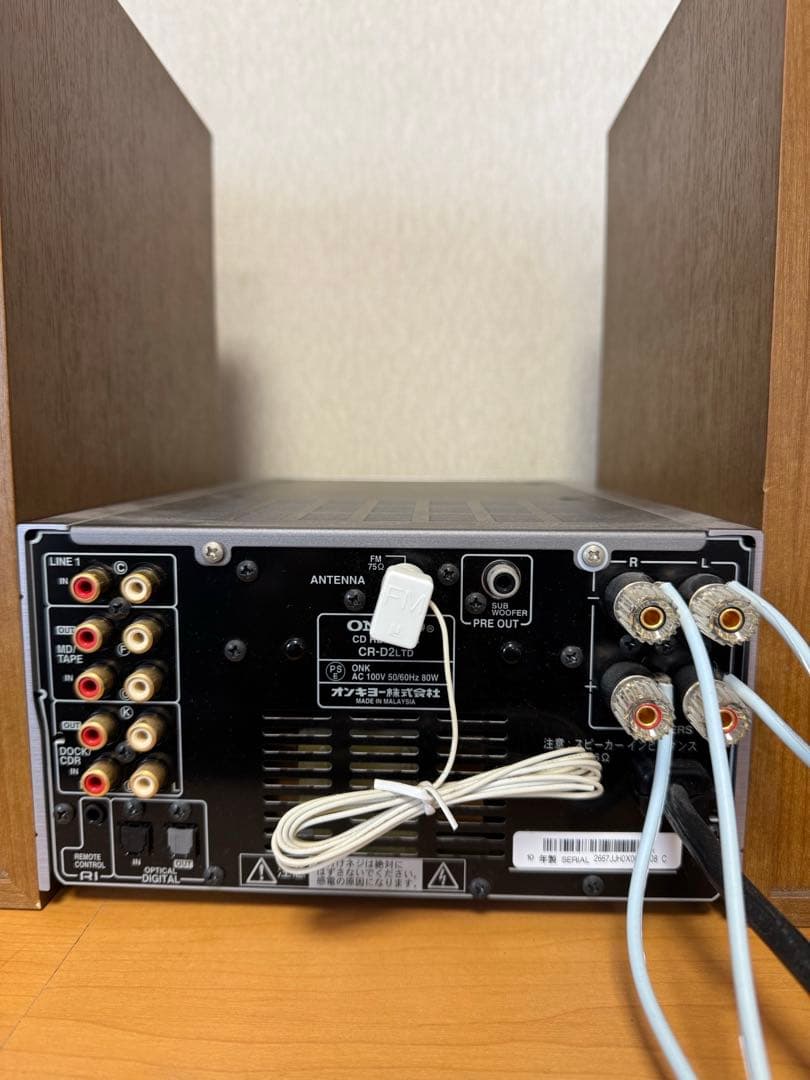 ONKYO CR-D2LTDミニコンポ DENONスピーカー