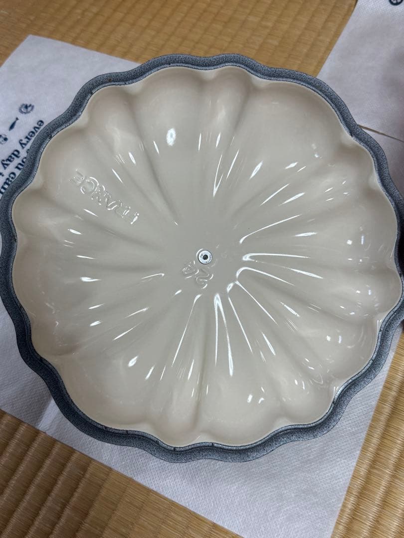 ⭐︎お値下げ⭐︎ LE CREUSET パンプキン型　24cm シーソルト