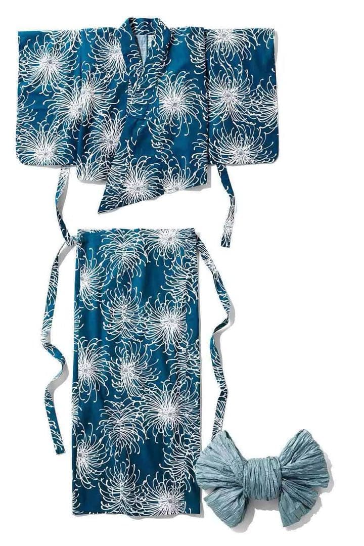 IEDIT 二部式セパレート浴衣とへこ帯セット
