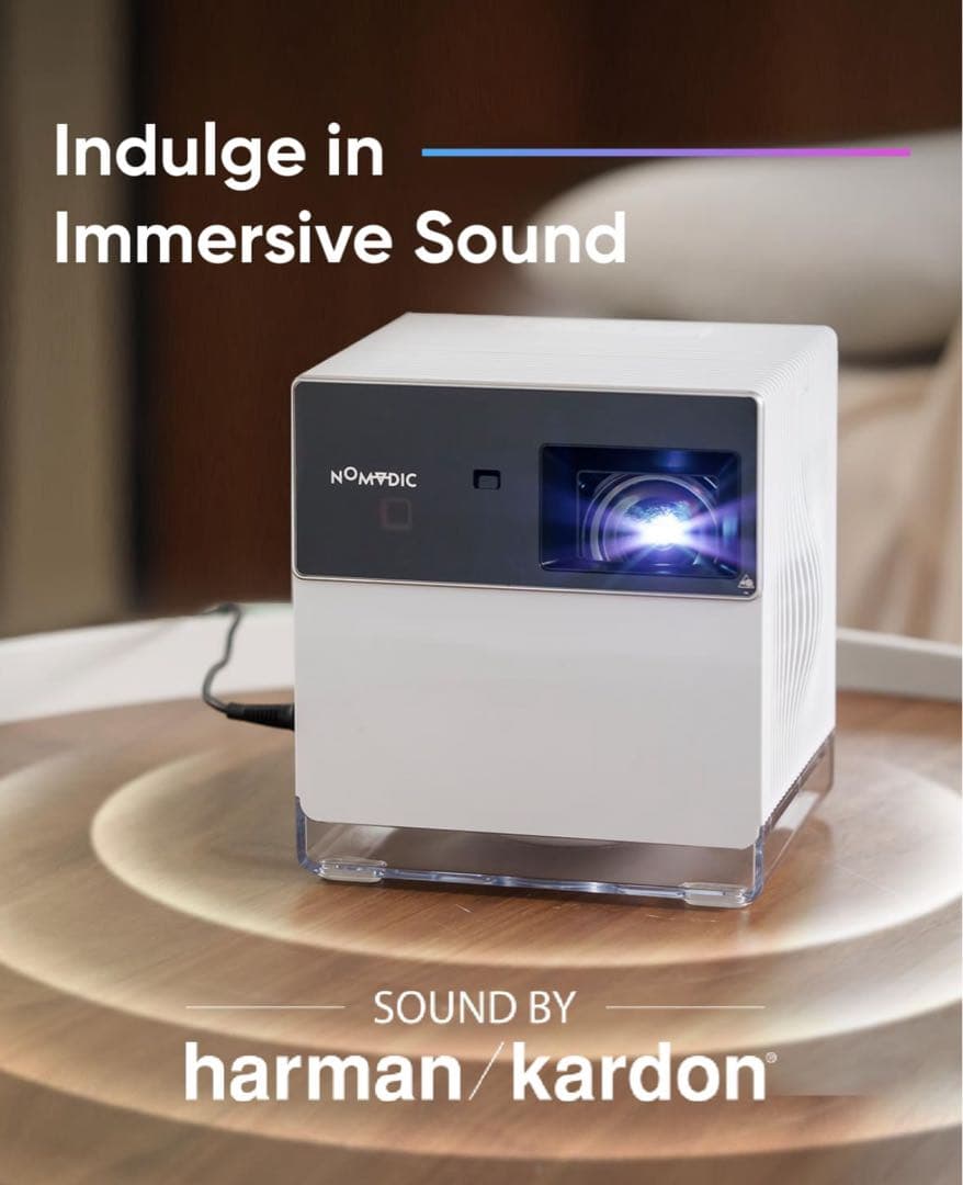 【新品未開封】NOMVDIC P1000 4K 短焦点 ホームプロジェクター