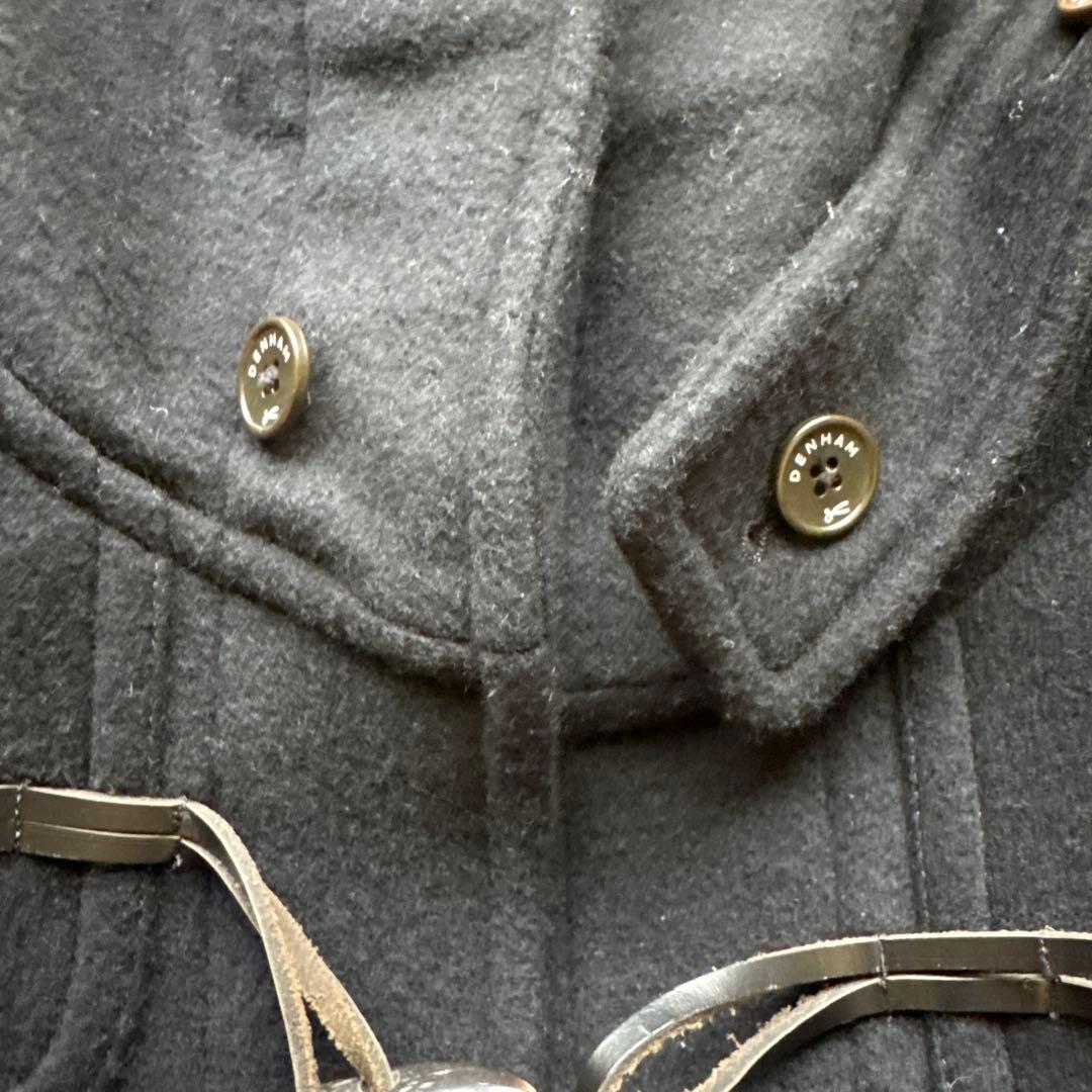 x*a様 デンハム　ダッフルコート　黒 サイズ　L