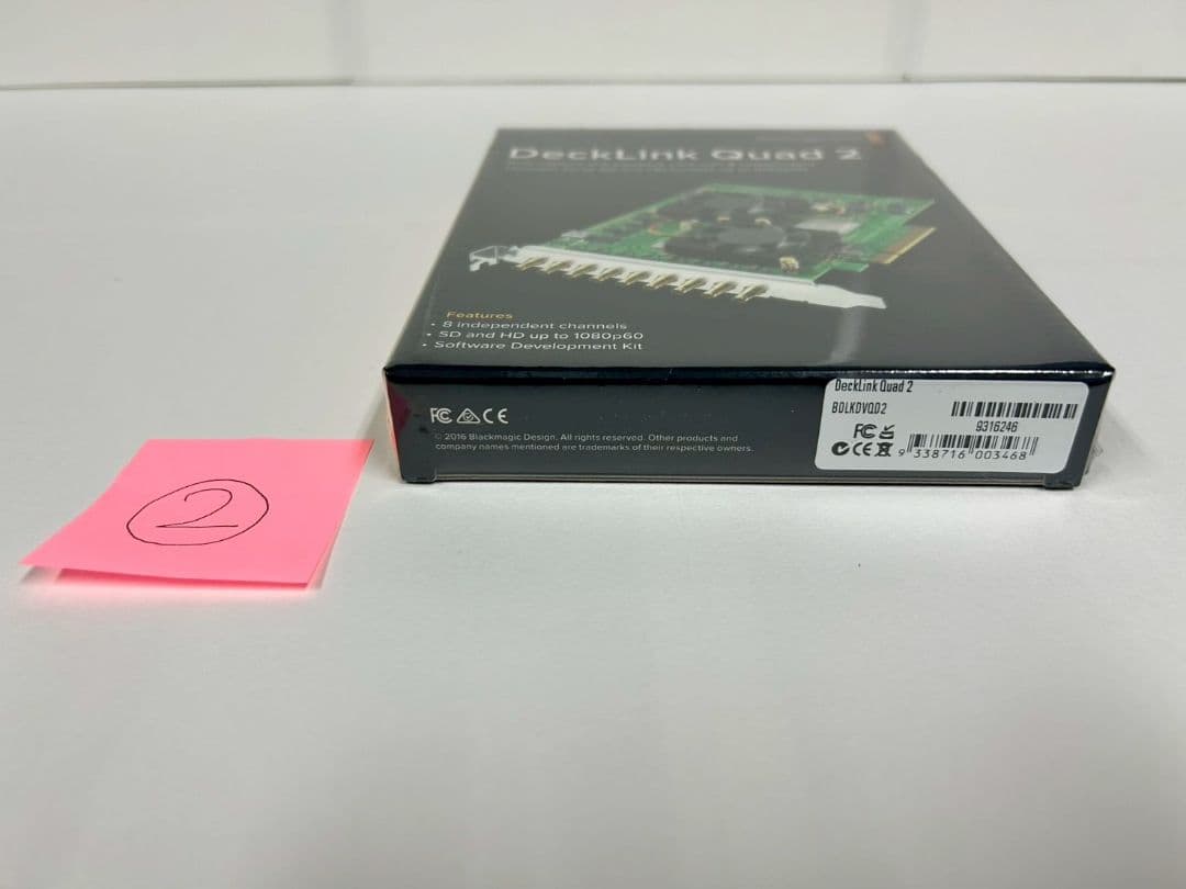 【新品未使用】②DeckLink Quad 2 PCIeキャプチャカード